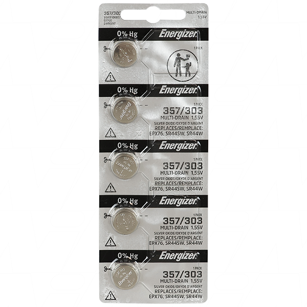 1.55V 155mAh Silver Oxide Watch Battery (V357)