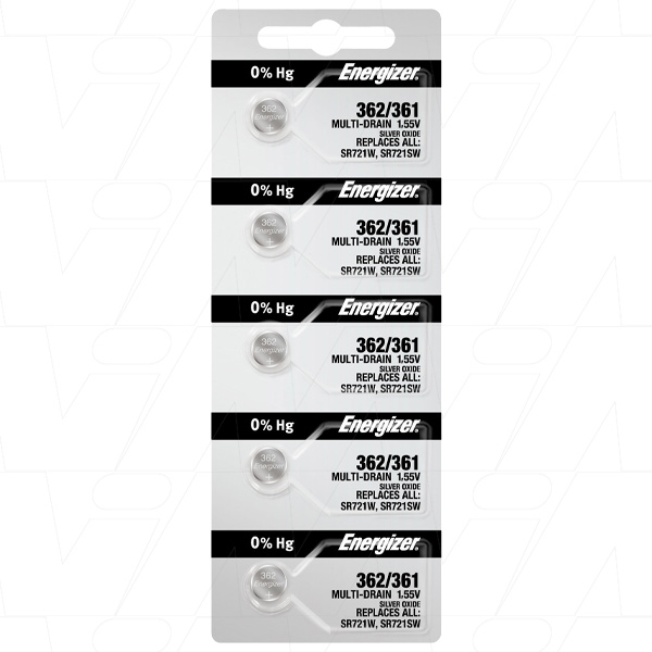 1.55V 25mAh Silver Oxide Watch Battery (V362)